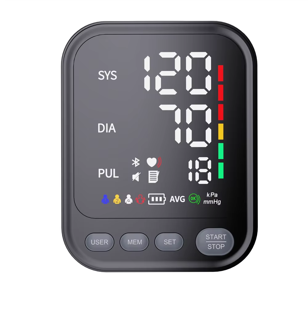 Tensiometru profesional digital , afisaj mare ,incarcare usb sau baterii