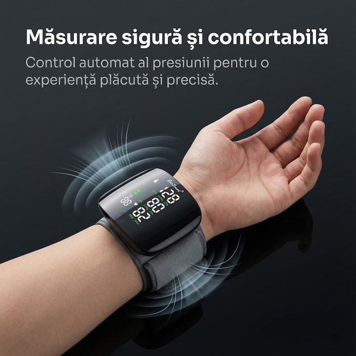 Tensiometru de incheietura cu afisaj LED