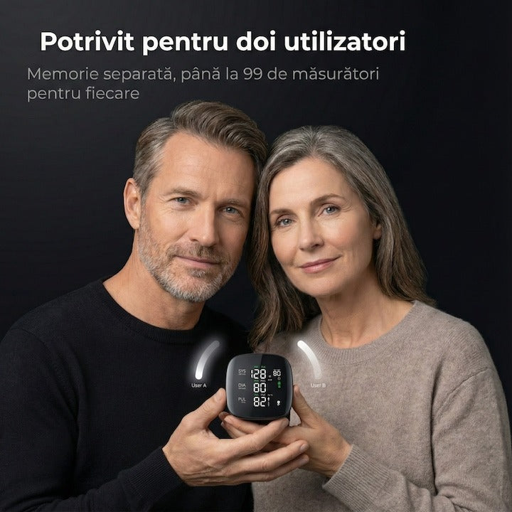 Tensiometru de incheietura cu afisaj LED
