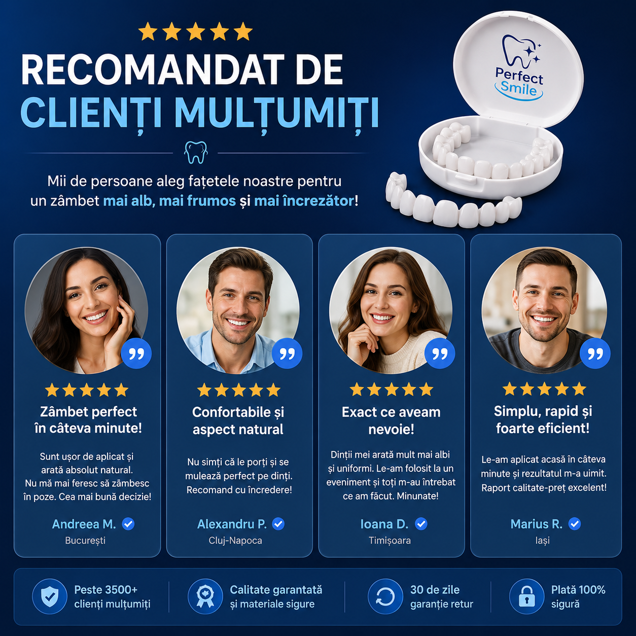 Fatete dentare PerfectSmile