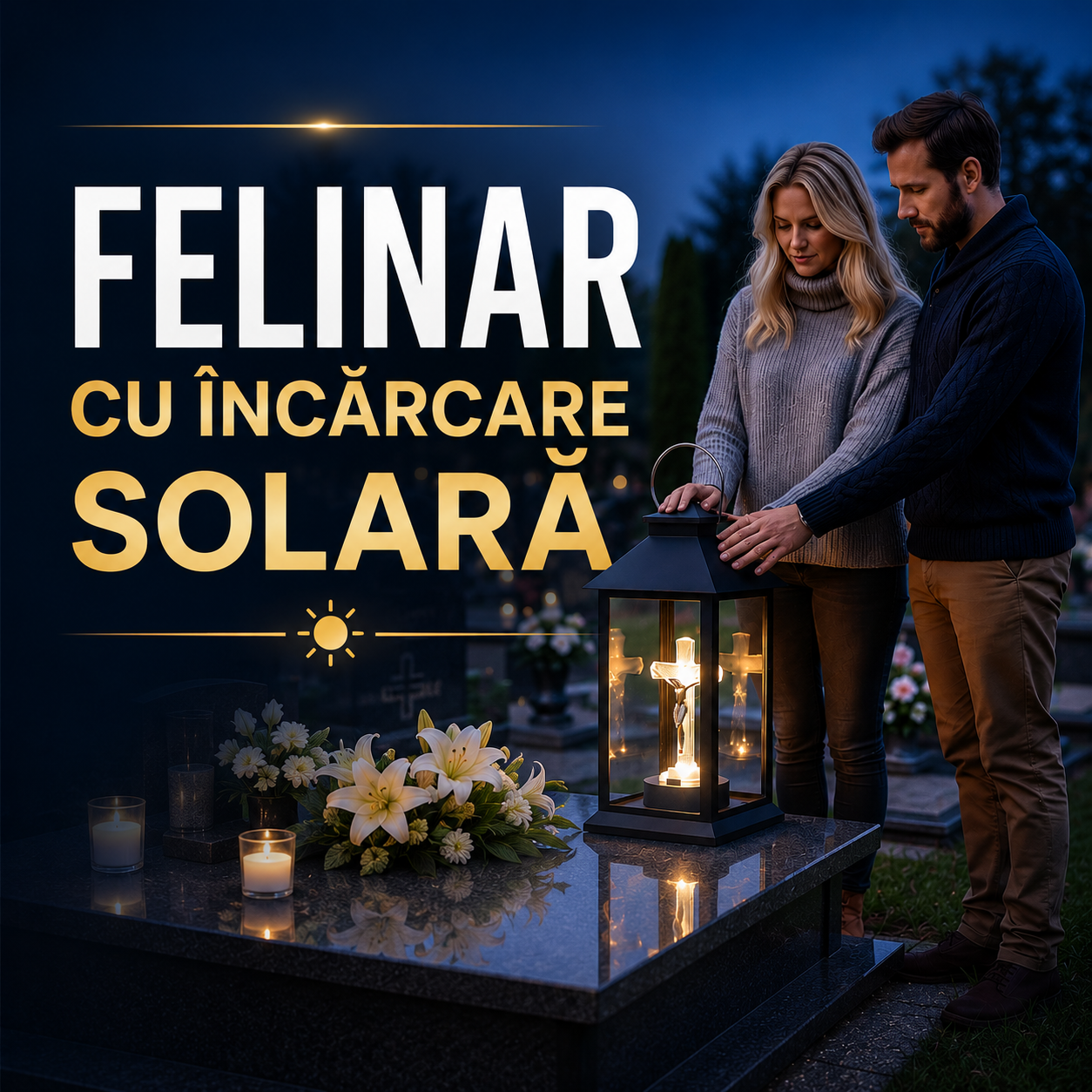 Felinar cu incarcare solara