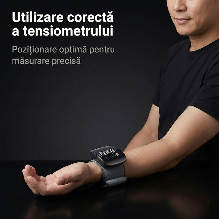Tensiometru de incheietura cu afisaj LED