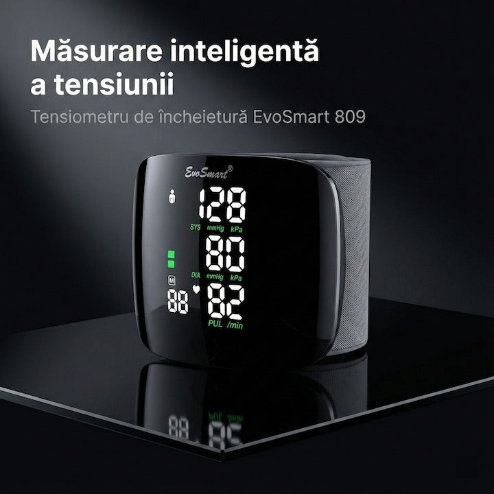 Tensiometru de incheietura cu afisaj LED